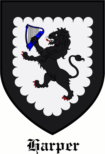 HARPER family crest HARPER family crest