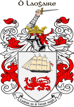 O'LEARY family crest O'LEARY family crest