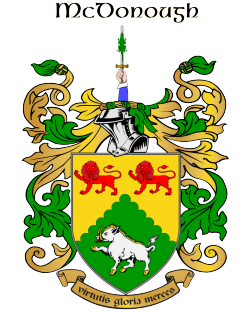 mcdonough family crest mcdonough family crest