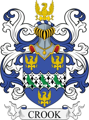 CROOK family crest CROOK family crest