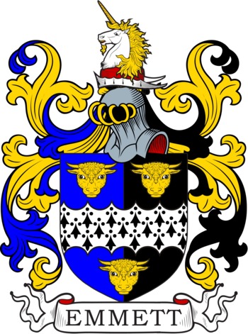 EMMETT family crest EMMETT family crest