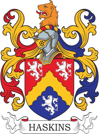 HASKINS family crest HASKINS family crest
