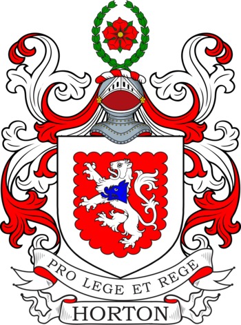 HORTON family crest HORTON family crest