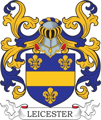 LEICESTER family crest LEICESTER family crest