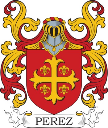 PEREZ family crest PEREZ family crest